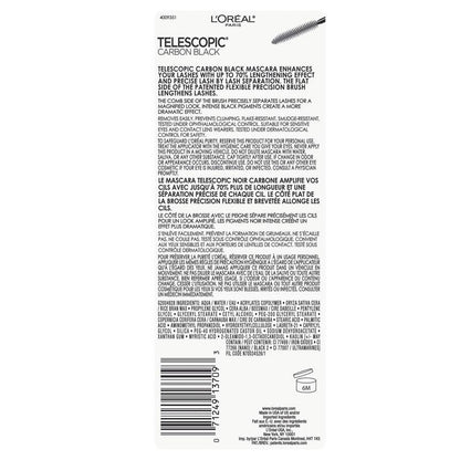 L'Oreal Paris Telescopic Original Mascara, Carbon Black
