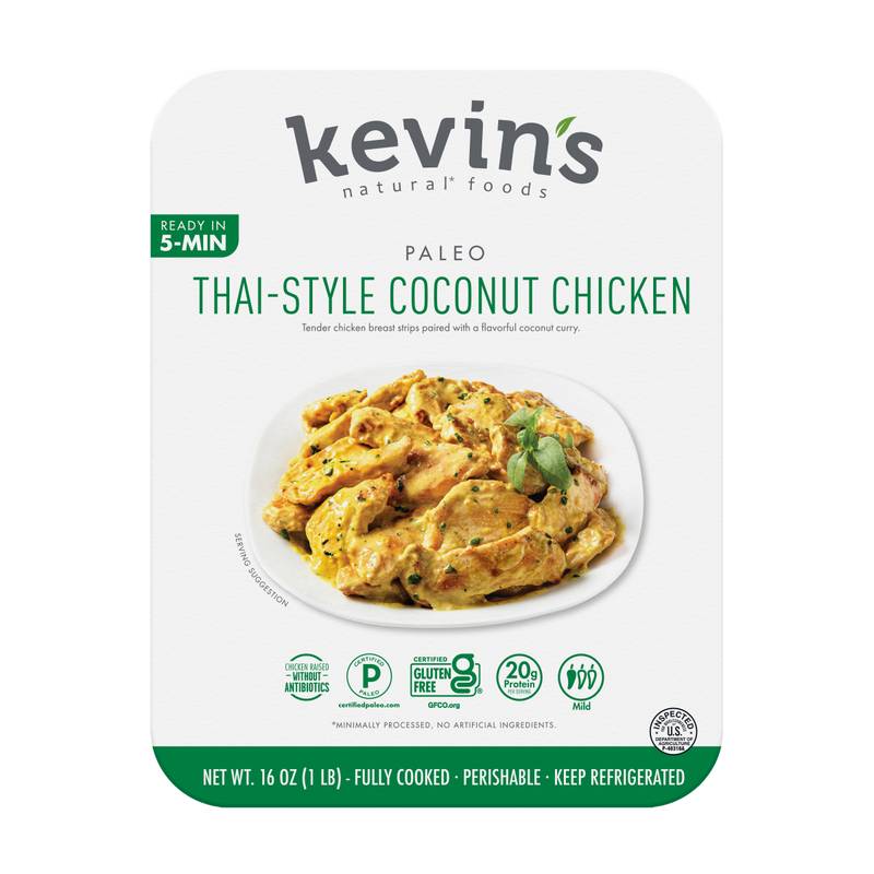 Kevin's Natural Foods Thai Style Coconut Chicken - 16oz