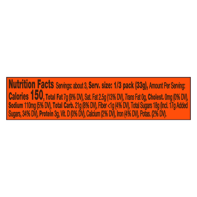 Reese's Fast Break Milk Chocolate Peanut Butter King Size Candy Bar 3.5oz