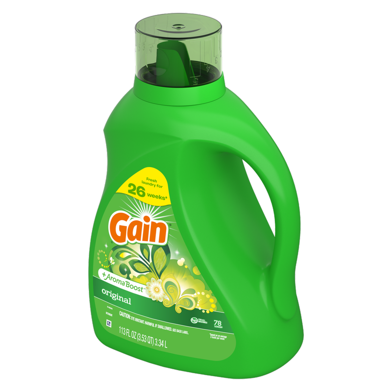Gain Liquid Laundry Detergent Original Scent 113oz