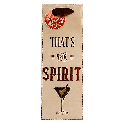 The Gift Wrap Company That's The Spirit Bottle Bag