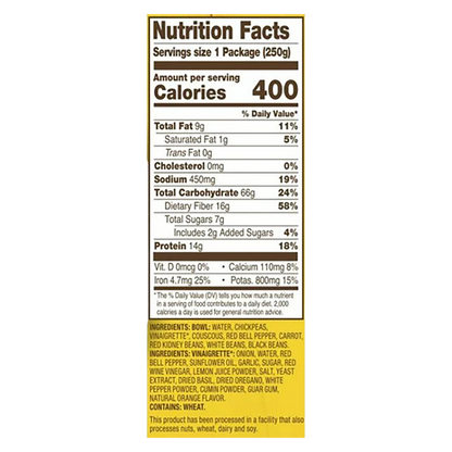 Tasty Bite Mediterranean Protein Bowl 8.8oz