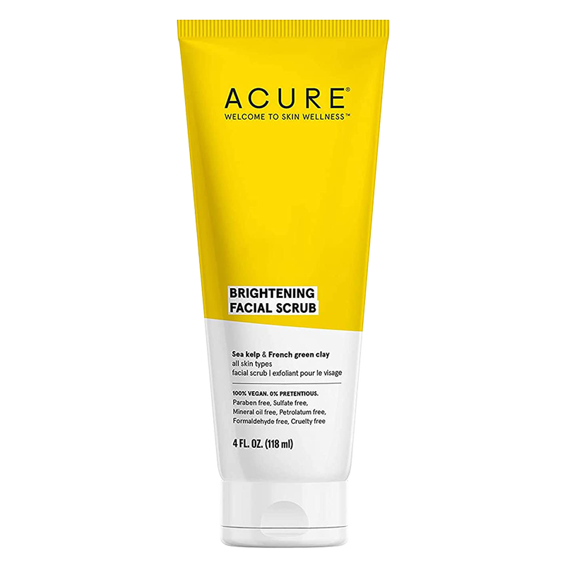 Acure Brilliantly Brightening Facial Scrub 4 oz