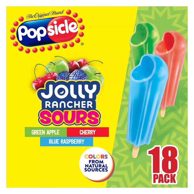 Popsicle Jolly Rancher Sour Popsicles, 18ct.