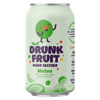 Drunk Fruit Hard Seltzer Melon 6pk 12oz