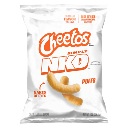 Cheetos Simply NKD Puffs Cheese, 8oz