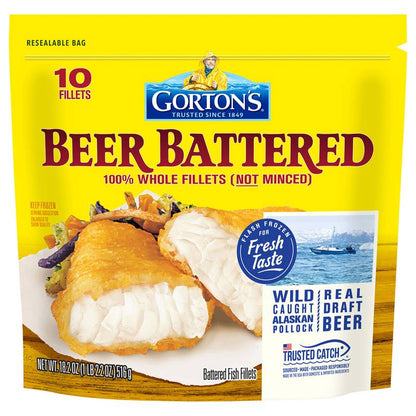 Gorton's Beer Battered Frozen Fish Fillets - 18.2oz