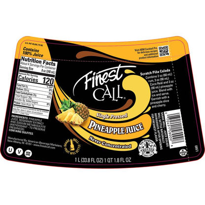 Finest Call Single Pressed Pineapple Juice 1L Btl