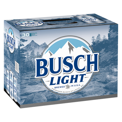 Busch Light 30pk 12oz Can 4.1% ABV