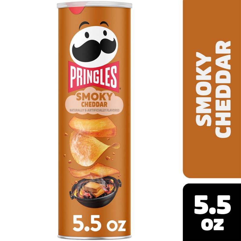 Pringles Smoky Cheddar, 5.5 oz