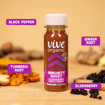 Vive Organic Immunity Boost Mix Pack 4pk 2oz Btl