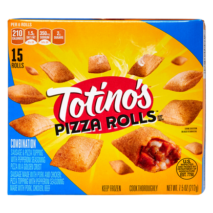 Totino's Frozen Combination Pizza Rolls 15ct 7.5oz