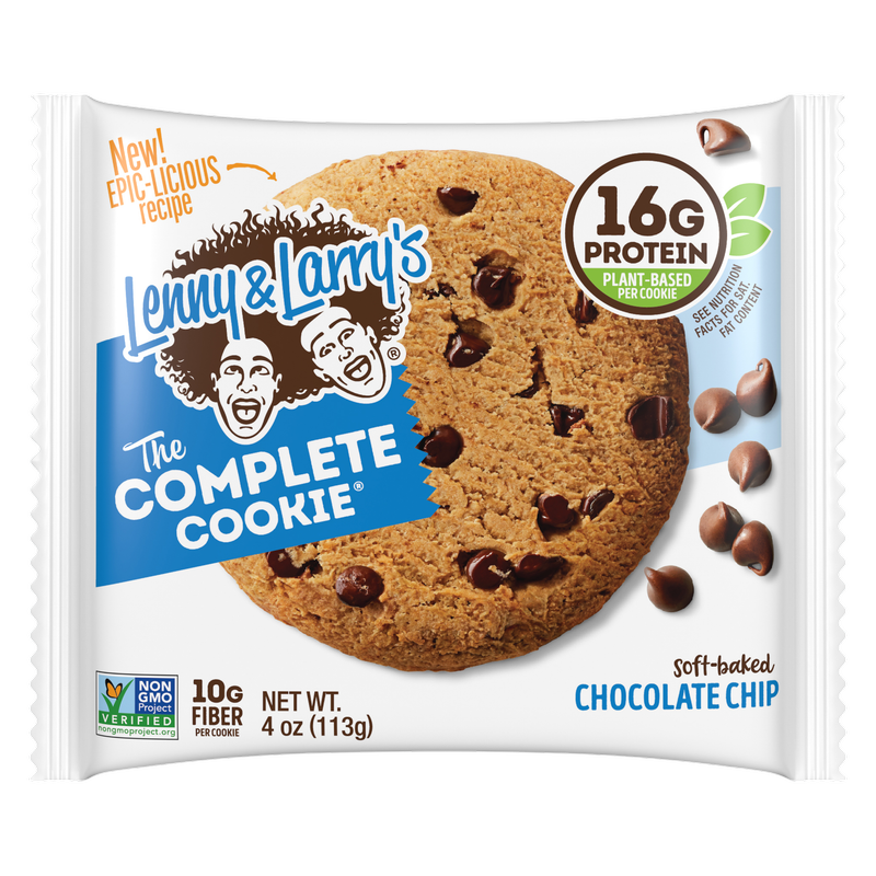 Lenny & Larry’s Chocolate Chip Protein Cookie, 4oz