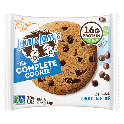 Lenny & Larry’s Chocolate Chip Protein Cookie, 4oz