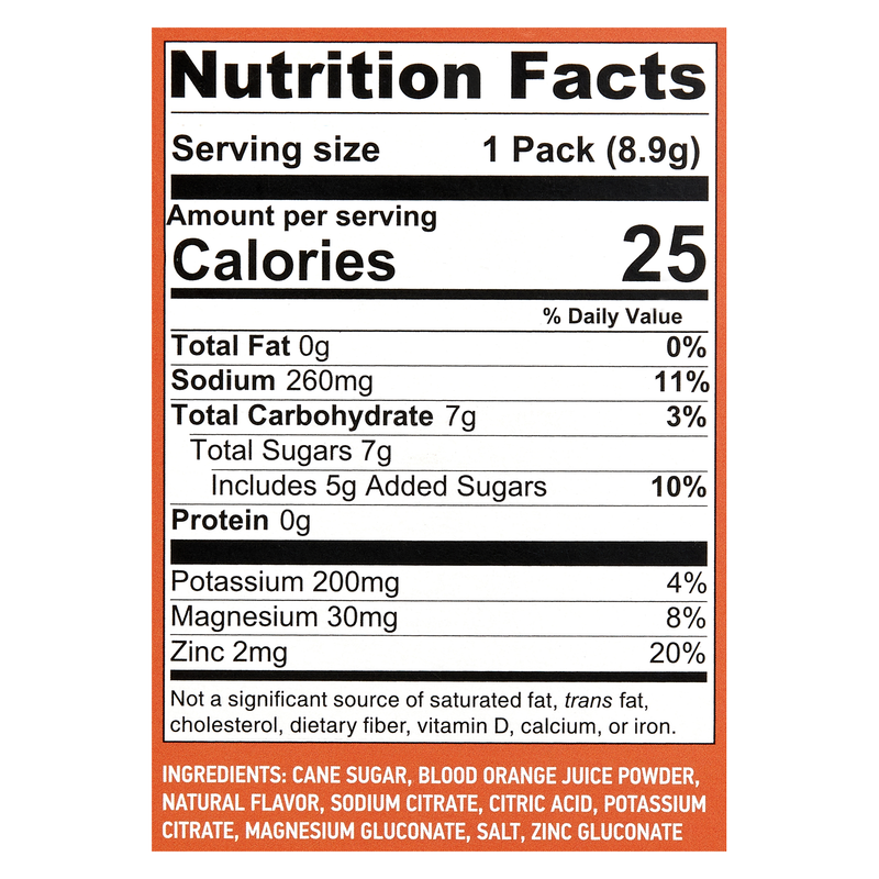 Hydrant Blood Orange Hydration Mix 0.31oz