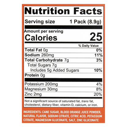 Hydrant Blood Orange Hydration Mix 0.31oz