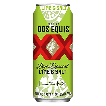 Dos Equis Lime & Salt Lager Single 24oz Can