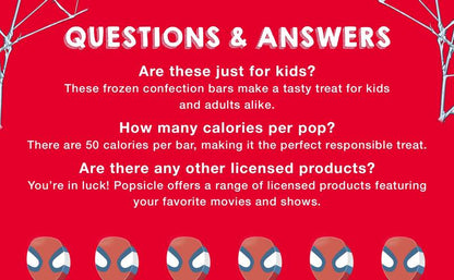 Popsicle Spider-Man Pops 6ct