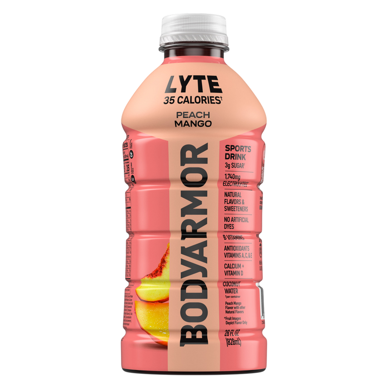BODYARMOR LYTE Peach Mango Sports Drink 28oz Btl