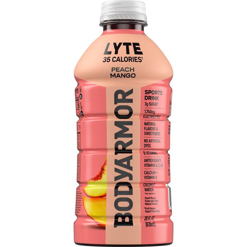 BODYARMOR LYTE Peach Mango Sports Drink 28oz Btl