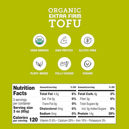 hodo Organic Extra Firm Tofu, 10 oz