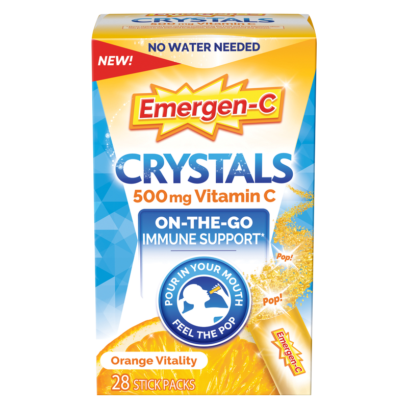 Emergen-C Crystals Orange Vitality 28ct