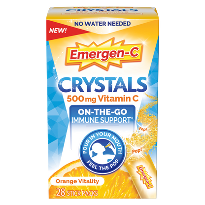Emergen-C Crystals Orange Vitality 28ct