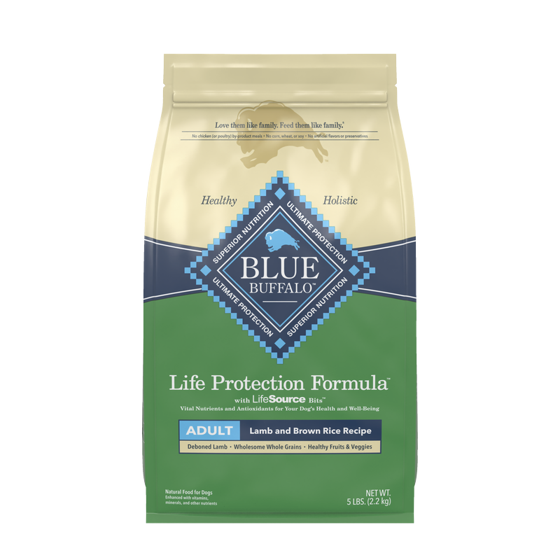 Blue Buffalo Adult Lamb and Brown Rice Dry Dog Food 5lb