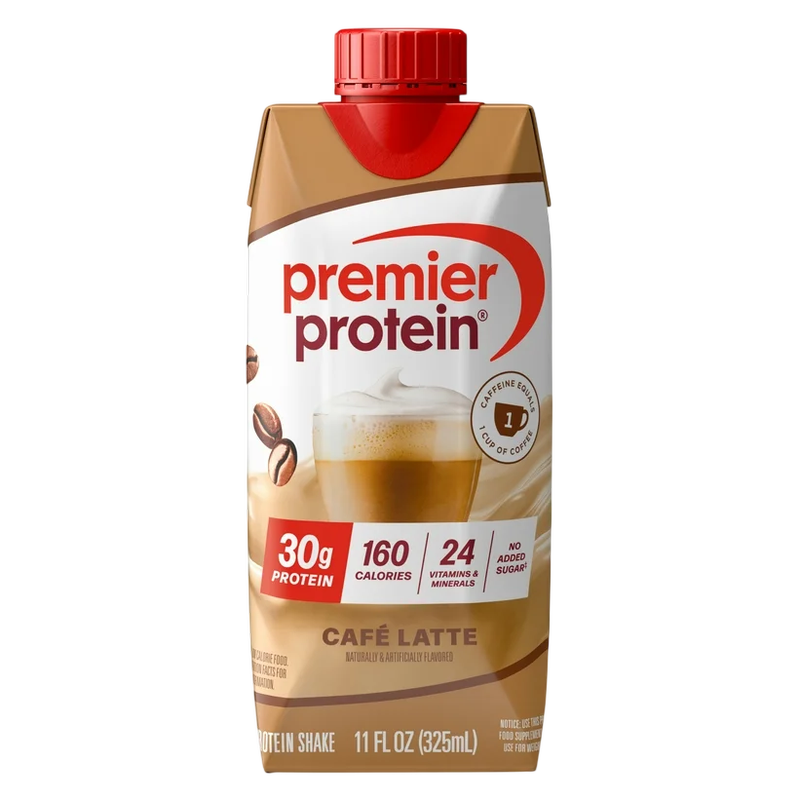 Premier Protein 30g Cafe Latte High Protein Shake 11oz Ctn