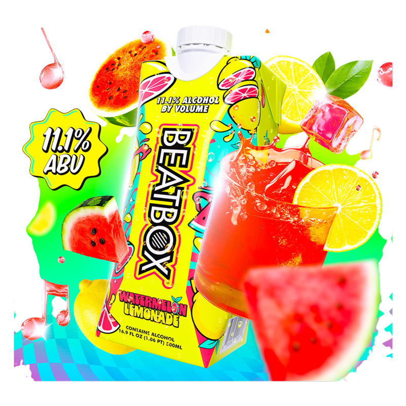 BeatBox Watermelon Lemon 500ml 11.1% ABV Wine-Based