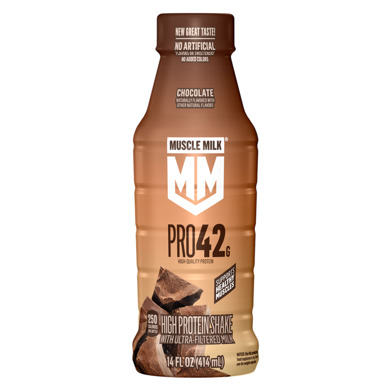 Muscle Milk PRO Milk Chocolate High Protein Shake with Ultra-Filtered 14oz Btl