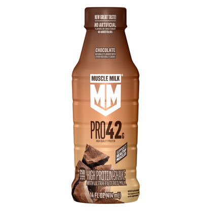Muscle Milk PRO Milk Chocolate High Protein Shake with Ultra-Filtered 14oz Btl