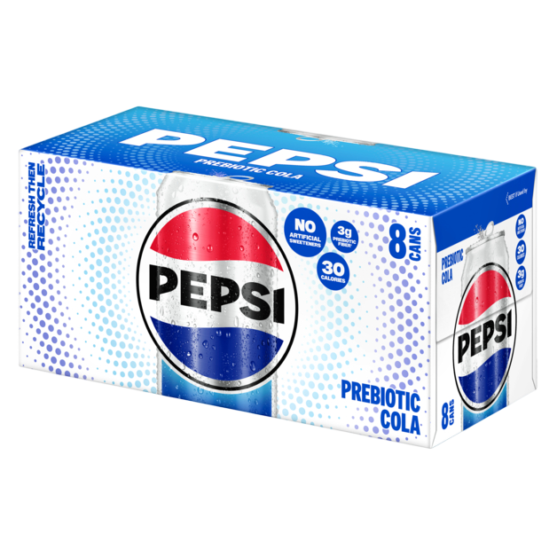 Pepsi Prebiotic Cola 8pk 12oz Can - Pepsi – BevMo!