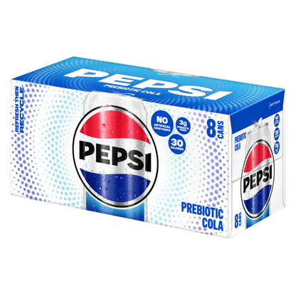 Pepsi Prebiotic Cola 8pk 12oz Can - Pepsi – BevMo!