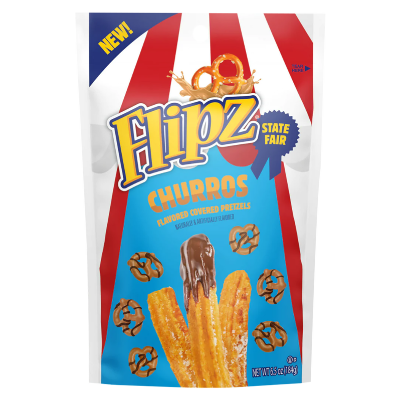 Flipz State Fair Churros Covered Pretzels 6.5oz