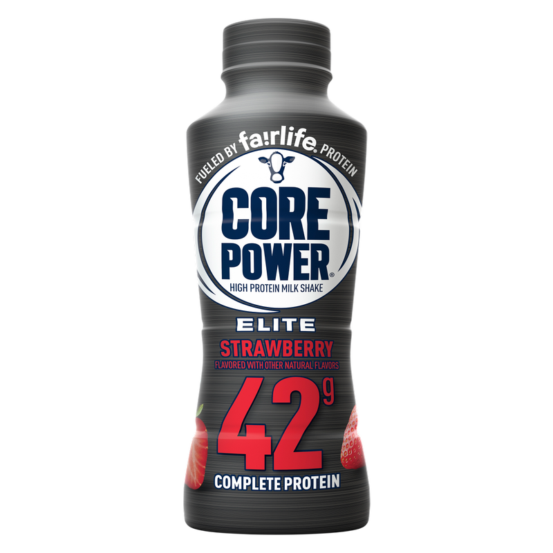 Core Power Elite 42G Strawberry Protein Milkshake 14oz Btl - Core Power ...