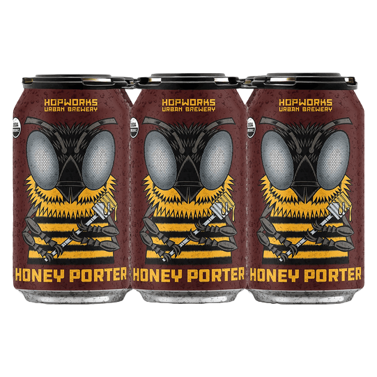 Hopworks Urban Brewery Beestly Honey Porter 6pk 12oz