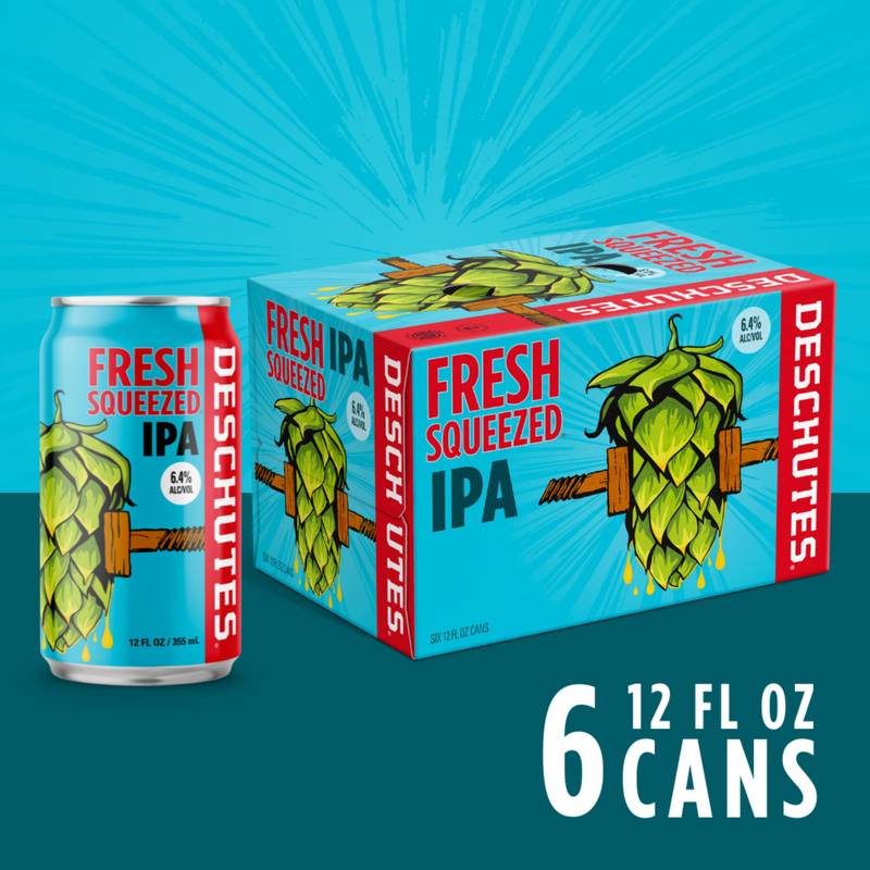 Deschutes Fresh Squeezed IPA 6/12oz Can - Deschutes – BevMo!