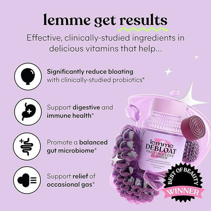 Lemme Debloat Gummies 60ct