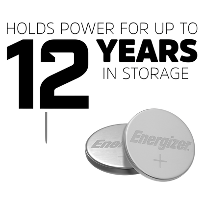 Energizer 3V Lithium Coin Batteries 2032, 2 ct