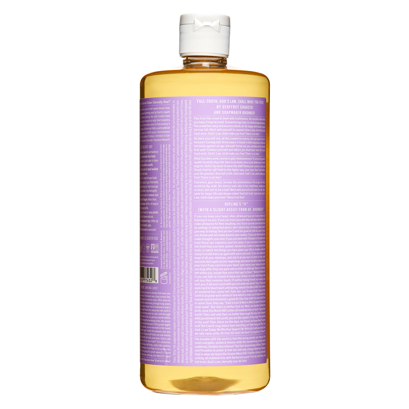 Dr. Bronner's 18-In-1 Hemp Pure-Castile Soap Lavender  32oz