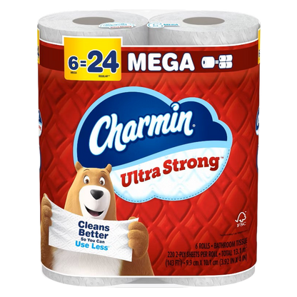 Charmin 6ct Ultra Strong Toilet Paper Mega Rolls
