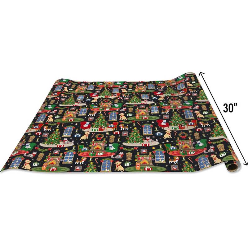Home For The Holidays Jumbo Roll Wrapping Paper