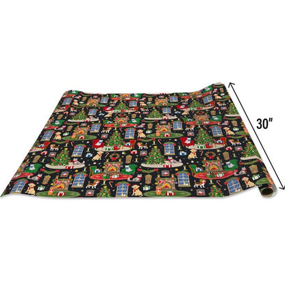 Home For The Holidays Jumbo Roll Wrapping Paper