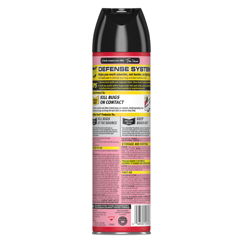 Raid Ant & Roach Outdoor Fresh Twin Pack, 17.5oz