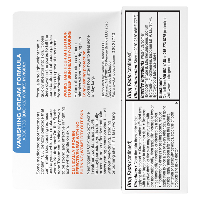 Neutrogena On-The-Spot Acne Treatment, 0.75 Oz