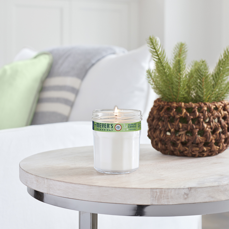 Mrs. Meyer's Clean Day Scented Soy Candle in Iowa Pine 7.2 Ounce