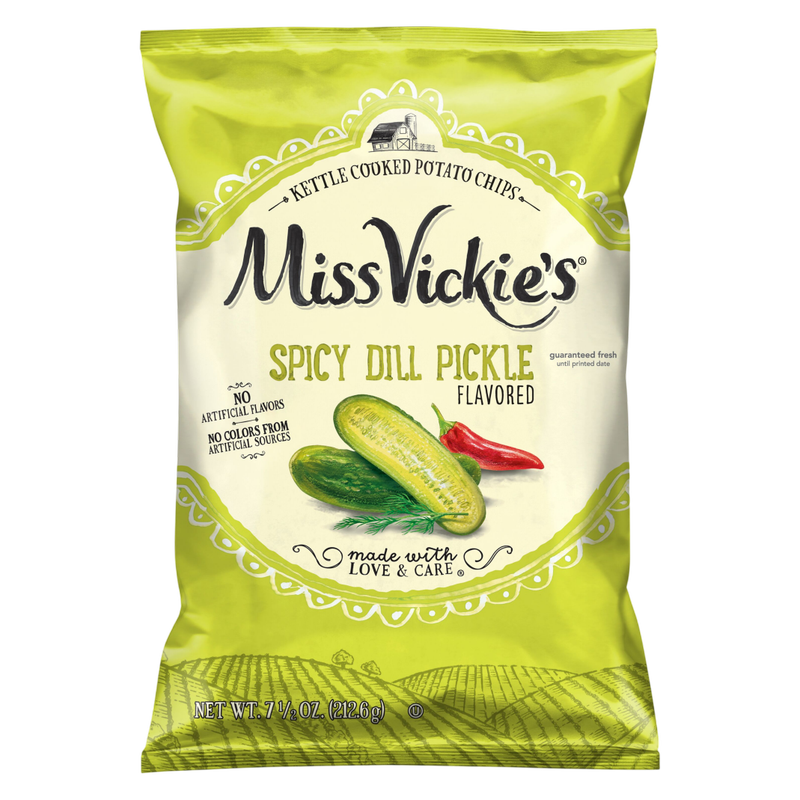 Miss Vickies Spicy Dill Pickle 7.5oz 