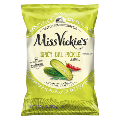 Miss Vickies Spicy Dill Pickle 7.5oz 