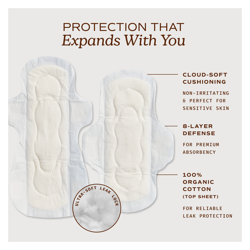 August Combo Regular & Super Pads, 16ct